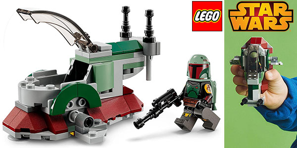 Chollo Set Microfighter Nave Estelar de Boba Fett de LEGO Star Wars por sólo 6,66€ con cupón descuento (-33%)