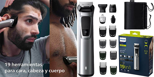 Chollo Multigroom Philips Serie 7000 19 en 1 por sólo 49,99€ con envío gratis (-38%)