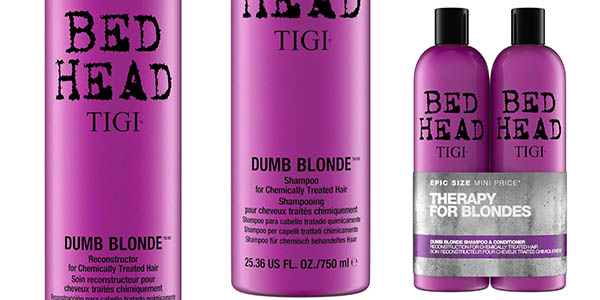 Chollo Pack Bed Head by Tigi con champú y acondicionador para cabello rubio por solo 5,90€ (80% de descuento)