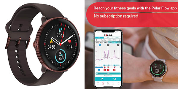 Chollo Smartwatch Polar Ignite 3 con GPS por solo 225,24€ con envío gratis (-35%)