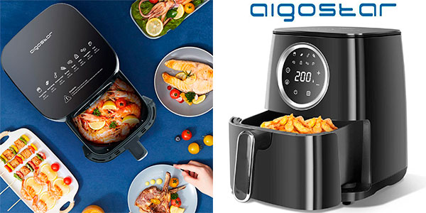 Chollo Freidora sin aceite Aigostar Odin de 4,2 litros y 1.400 W por sólo 54,99€ con envío gratis (-39%)