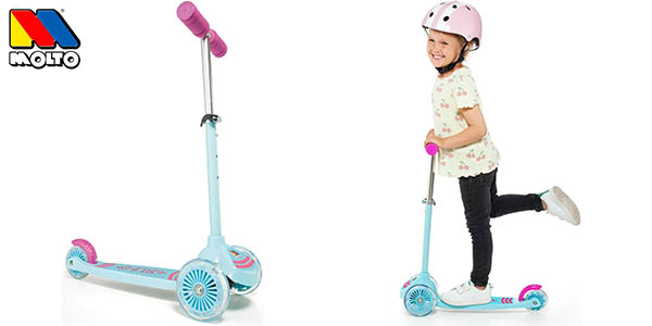 Chollo Patinete infantil Molto Maxi Scooter con luces por sólo 33,99€ con envío gratis (-23%)