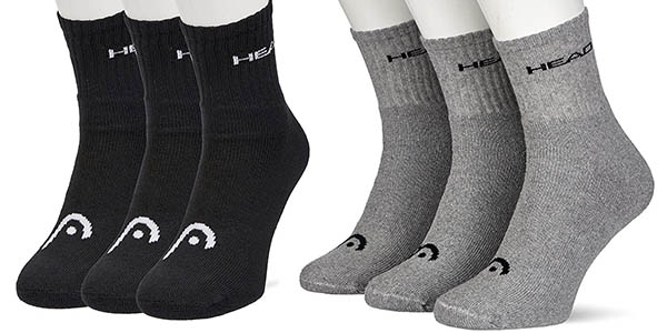 Chollo Pack x3 Pares de calcetines Head Short Crew Socks unisex por sólo 4,99€ (38% de descuento)