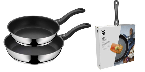 Chollo Pack x2 Sartenes Devil WMF de 20 y 28 cm para todo tipo de cocinas por sólo 59,99€ con envío gratis (-50%)