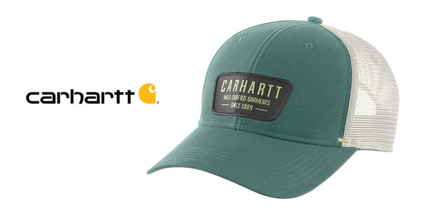 Chollo Gorra Carhartt de lona y malla transpirable por sólo 12,50€ (-48%)