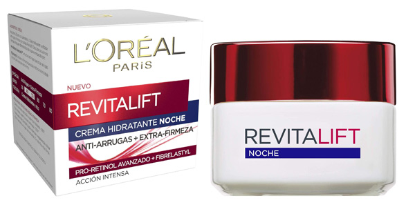 Chollo Crema de noche antiarrugas L’Oreal Paris Revitalift Dermo Expertise con Pro-Retinol 50 ml por sólo 5,62€ con descuento automático