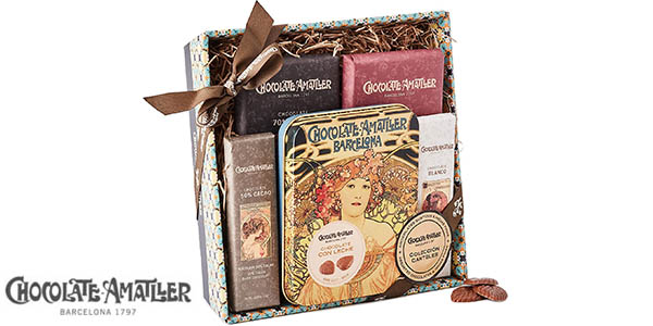 Chollo Caja regalo de chocolates variados Amatller Carteles por sólo 12,24€ (-23%)