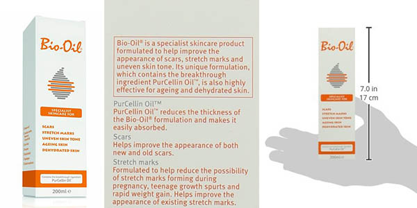 Chollo Aceite regenerador Bio-Oil para la piel de 200 ml por sólo 13,20€ (22% de descuento)