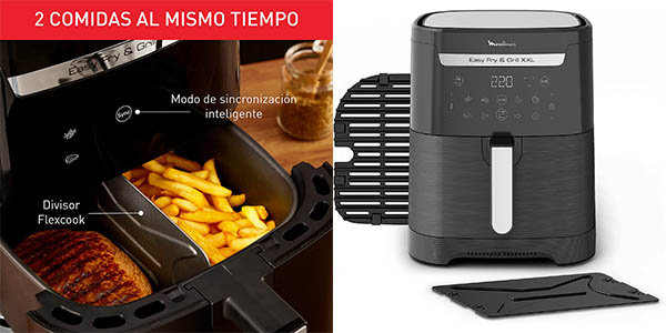 Chollo Freidora de aire Moulinex Easy Fry & Grill EZ5058 por sólo 79,99€ con cupón descuento (-51%)