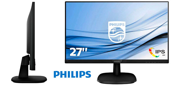 Chollo Monitor Philips IPS LCD Full HD de 27″ por sólo 99,90€ con envío gratis (-35%)