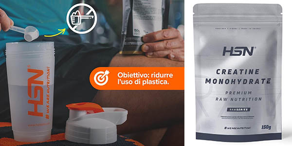 Chollo Creatina monohidrato en polvo de HSN de 1kg por solo 23,70€ (42% de descuento)