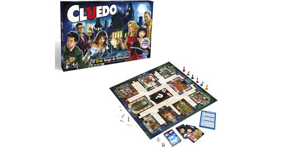 Chollo Cluedo de Hasbro El gran juego de detectives por sólo 20,69€ con descuento automático (-37%)