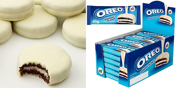 Chollo Pack de 48 Galletas Oreo Bañadas Blanco por sólo 11,99€ (-25%)