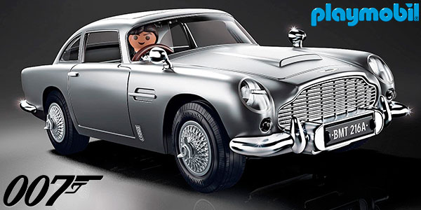 Chollo Set James Bond Aston Martin DB5 Goldfinger de Playmobil 007 con 4 figuras por sólo 44,99€ con envío gratis (-44%)