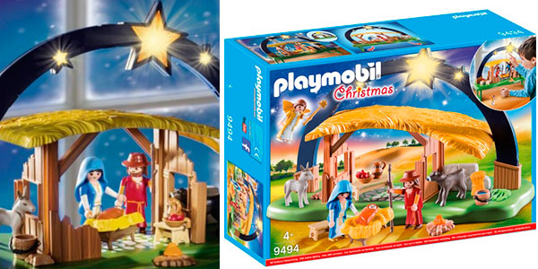 Chollo Set Belén con luz de Playmobil Christmas con 6 figuras por sólo 20,99€ con descuento automático (-30%)