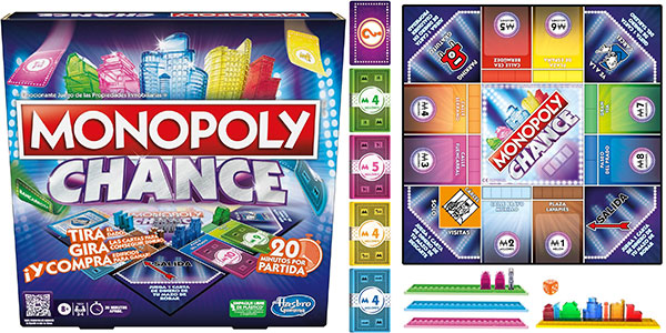 Chollo Juego Monopoly Chance de partidas rápidas por sólo 11,47€ (-62%)