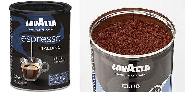 Chollo Lata de café molido Lavazza Espresso Italiano Club de 250 g por sólo 5,59€ (-60%)