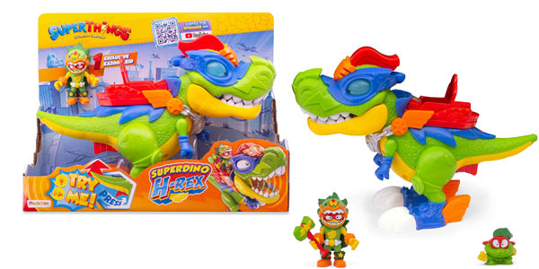 Chollo Set 3×1 Superdino H-REX de Superthings + 1 Kazoom Kid + 1 SuperThing Exclusivos por sólo 28,90€ (22% de descuento)