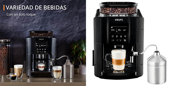 Chollo Cafetera superautomática Krups Essential de 15 bares por solo 329,99€ con envío gratis (-30%)