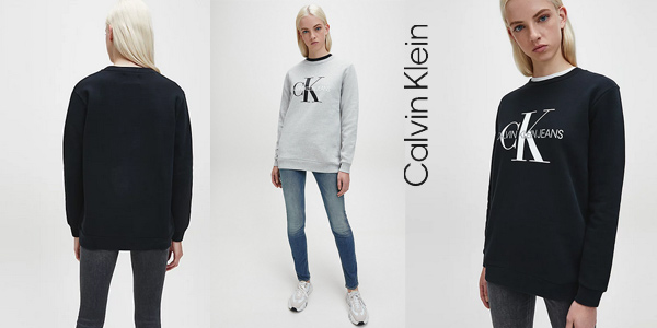 Chollo Sudadera Calvin Klein para mujer por sólo 49€ con envío gratis (51% de descuento)