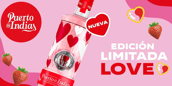 Chollo Gin Puerto de Indias Strawberry Edición Limitada Fresa 2023 por sólo 13€ (-21%)