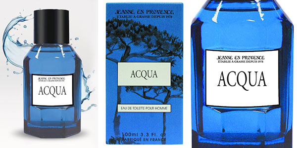 Chollo Eau de toilette Jeanne en Provence Acqua para hombre de 100 ml por sólo 7,60€