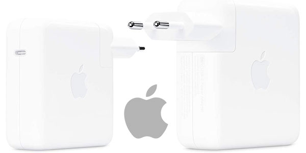 Chollo Adaptador de corriente Apple USB-C de 96 W por sólo 59€ con envío gratis (-31%)