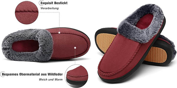 Chollo Pantuflas de estar por casa Mishansha con forro polar para mujer por sólo 16,96€ (-26%)