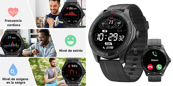 Chollo Smartwatch Toobur con 100 modos deportivos por sólo 25,99€ (-35%)