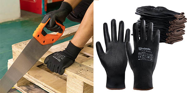 Chollo Guantes de seguridad Andanda para trabajar por solo 13,99€ con cupón descuento (-50%)