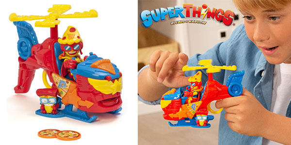 Chollo Set Vehículo Pizzacopter de Superthings por sólo 12,90€ (-24%)