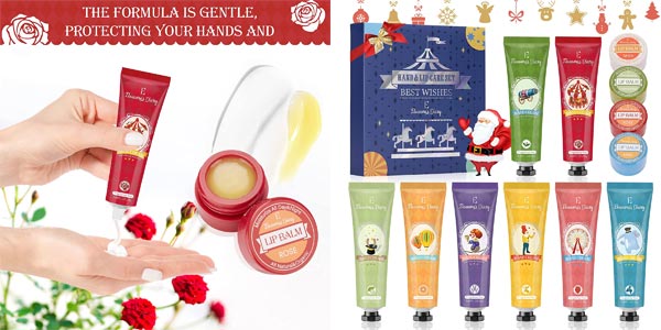 Chollo Caja regalo con 12 cosméticos cuidado de manos y labios Eleanore’s Diary por sólo 12,90€ (-15% adicional)