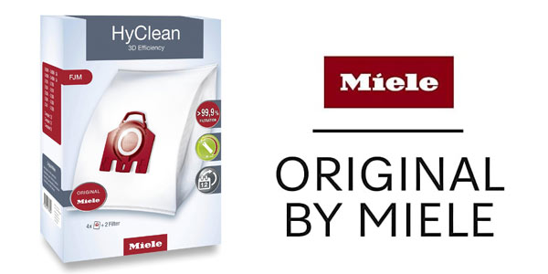 Chollo 4 Bolsas para aspirador Miele HyClean 3D Efficiency por sólo 12,95€ (-14%)