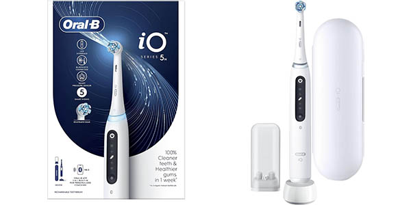 Chollo Cepillo de dientes eléctrico Oral-B iO5n con estuche de viaje por sólo 99,95€ con envío gratis (44% de descuento)