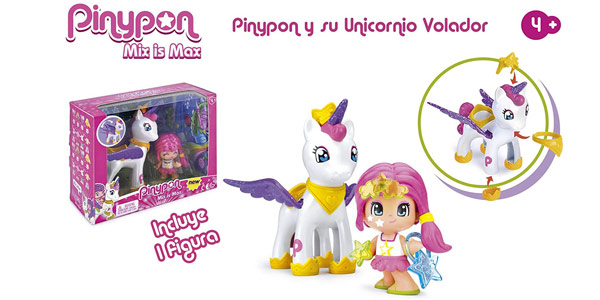 Chollo Set Pinypon Estrella y Unicornio Volador por sólo 9,49€ (47% de descuento)