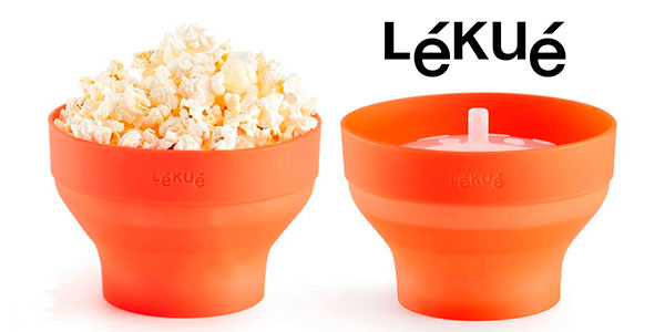 Chollo Set x2 Lékué Mini PopCorn para hacer palomitas en microondas por sólo 10,99€ (-33%)