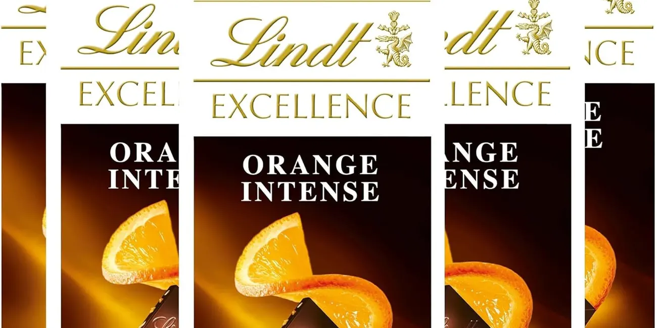 Chollo Pack Chocolate Lindt Naranja (5 tabletas) por sólo 9,99€ (32% de descuento)