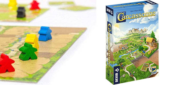 Chollo Juego de mesa Carcassonne por sólo 21,29€ (29% de descuento)