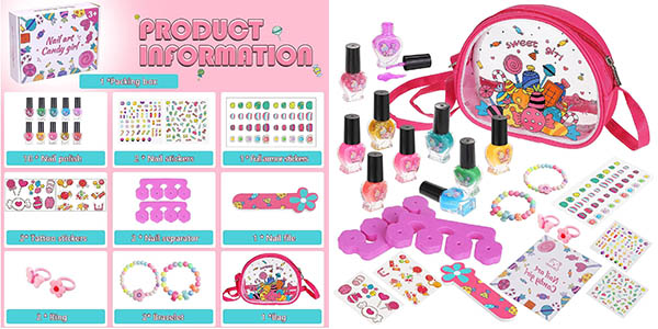 Chollo Kit de manicura infantil Gemeer por sólo 13,19€ con doble cupón descuento (-40%)