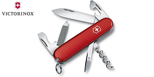 Chollo Navaja suiza Victorinox Sportsman en color rojo por sólo 20,71€ (23% de descuento)