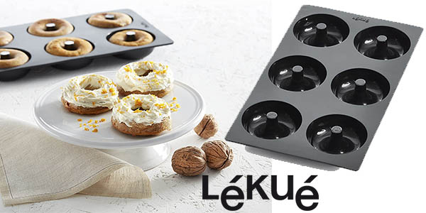 Chollo Molde de silicona Lékué para donuts por sólo 8,99€ (35% de descuento)