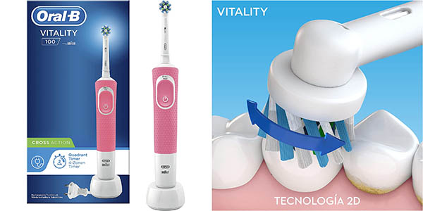 Chollo Cepillo eléctrico Oral-B Vitality 100 CrossAction por sólo 21,99€ (-27%) ¡Valoraciones top!