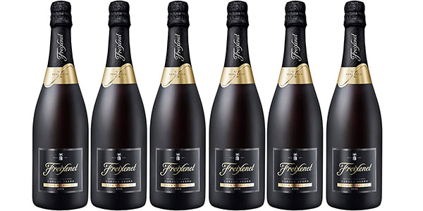 Chollo Pack de 6 botellas de cava Freixenet Cordón Negro Semiseco de 750 ml por sólo 31,15€ con envío gratis (-31%)