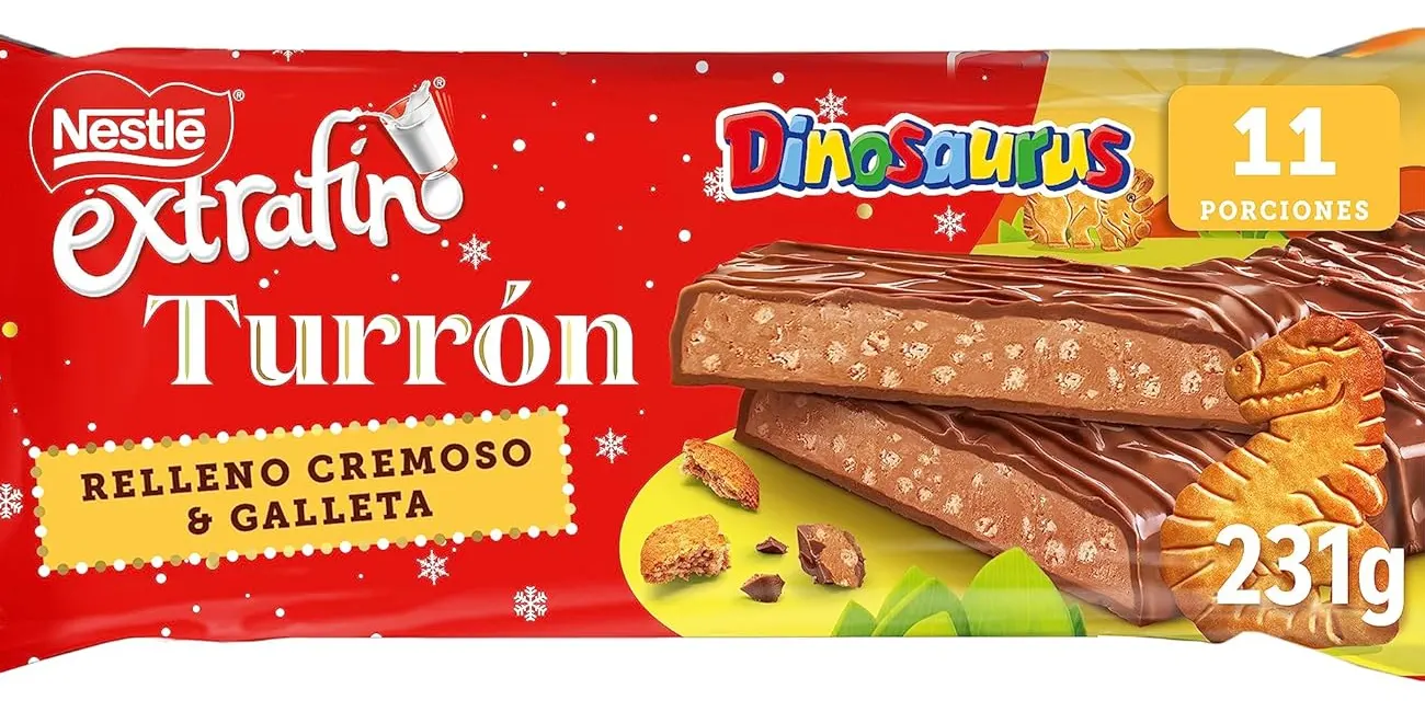 Chollo Turrón Nestlé Dinosaurus por sólo 3,69€ (¡ESTÁ BRUTAL!)