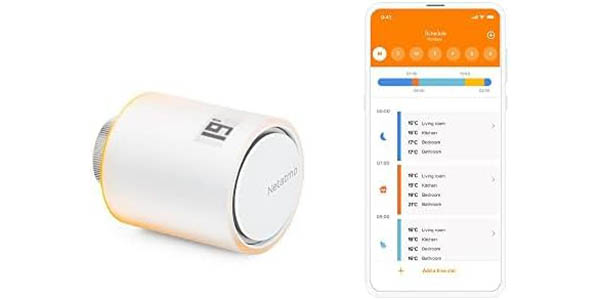 Chollo Válvula inteligente Netatmo NAV-AMZ adicional para radiador por sólo 54,99€ con envío gratis (-39%)