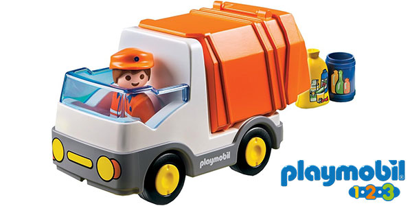 Chollo Set Camión de basura de Playmobil 1,2,3 por sólo 6,99€ (-53%)