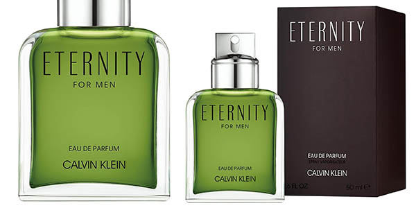 Chollo Eau de parfum Eternity Calvin Klein de 50 ml para hombre por sólo 28,82€ ¡62% de descuento!