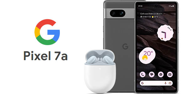 Chollo Google Pixel 7a de 6,1″ por sólo 442,89€ con envío gratis + auriculares inalámbricos Pixel Buds A-Series de regalo (-27%)