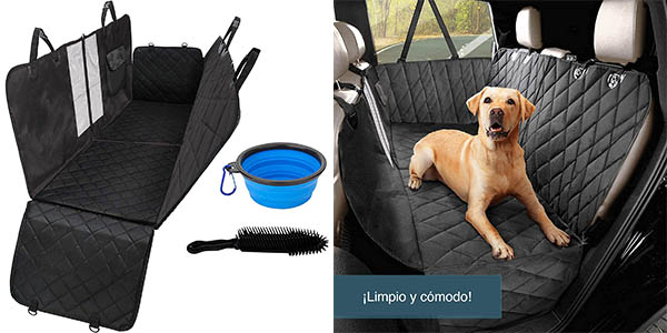 Chollo Cubierta de asiento impermeable Smartpeas para el coche por sólo 24€ (50% de descuento)