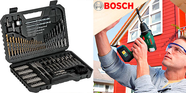 Chollo Maletín Bosch de brocas y puntas de 103 piezas por sólo 23,99€ (-39%)